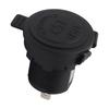 31BC 12-24V Double Port USB Power Outlet Car Phone Charging Socket Car SUV Vehicle USB A Type-C Fast Charging Adapter Socket