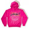 Spider Web Print Hoodie Unisex Loose Fit Streetwear Casual Pullover