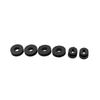 BULLSPANN Motorcycle Side Cover Grommets Rubber for Suzuki GS125 Black 6pcs Replacement Parts Accessories Replacement