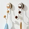 Съемные душевые крючки Двойные крючки Настенная вешалка Многофункциональные крючки на присосках Кухня Ванная комната