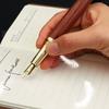 Гладкая ручка для письма Business Wood Fountain Pen Изысканная ручка для подписи Business Artist