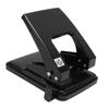 2 Hole Paper Punch 40 Sheet Punch Capacity Metal Hole Puncher with Alignment Guide for Notebook Scra