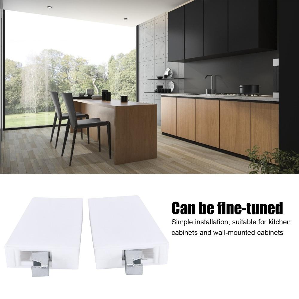 4pcs White Cabinet Hanger Bracket Adjustable Wall Hanging Bracket Wall Mounted Cabinet
