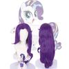 Парик Косплей Рарити из My Little Pony Роскошный Длинный Волнистый Фиолетовый Высокотемпературное Волокно