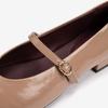 ESquire Women S Cowhide Bologna Mary Jane Beige