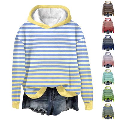 Женская мода, повседневные универсальные повседневные толстовки, топы с длинными рукавами, толстовки