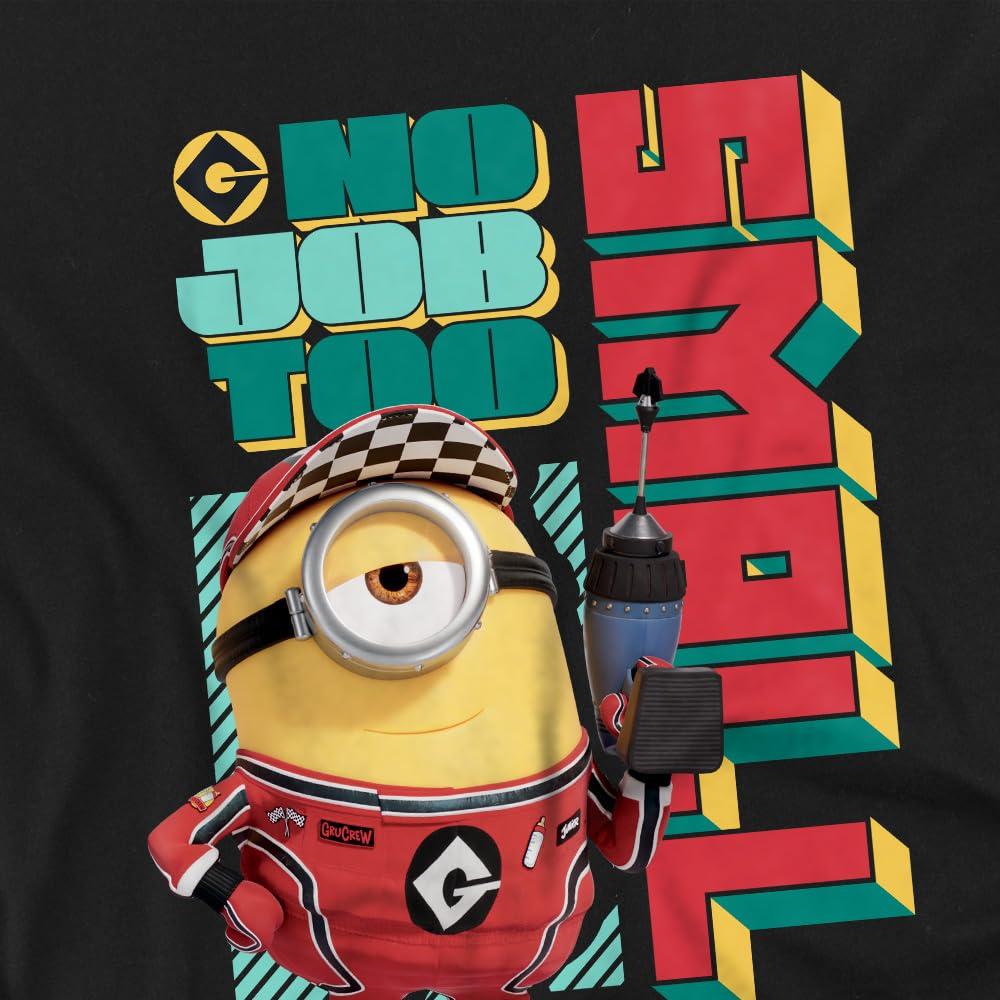 Футболка «Гадкий Я 4» для детей/детей «Нет работы, слишком маленькая» Стюарт