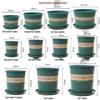 Extra Large Thickened Plastic Resin Rose Pot for Balcony Pothos and Small Plants