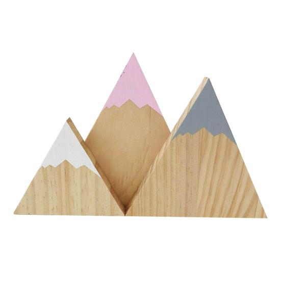 3Pcs/Set Wall Sign Sturdy Durable Safe 1 Desktop Wall Wooden Decoration Kids Room Decor