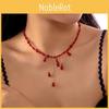Art Deco Crystal Necklace For Women With Copper Chain Geometric Pendant