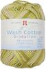 Hamanaka Wash Cotton Градиентная Пряжа для Вязания 305 40г Набор из 5 шт. Артикул 2333 Пряжа, Вес, Цвет. (Желто-зеленый), (приблизительно. 102м), шары, Нет.