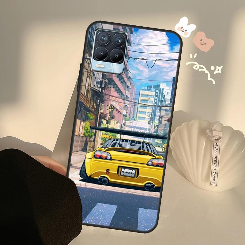 Спортивный автомобиль JDM Tokyo Drift для Realme 8 9 Pro Plus GT Neo 2 GT Master 9i 8i, чехол для телефона OnePlus 9 10 Pro 9R Nord2