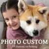 Персонализированная алмазная мозаика с фото для питомцев, семьи, взрослых, на заказ, 5D алмазная живопись, подарки своими руками для домашнего настенного декора