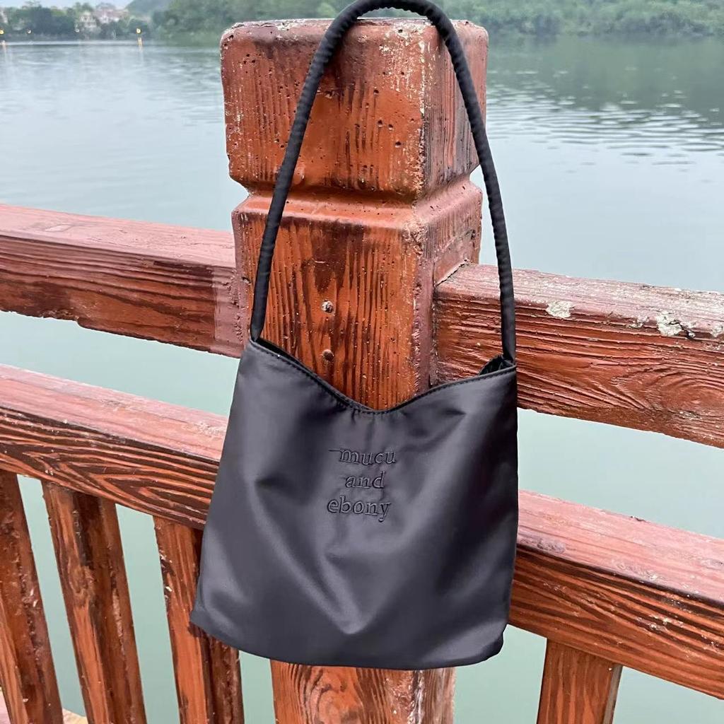 Portable Tote Bag Going Out High-Value Summer Bag Bucket Bag Macaron Color Shoulder Underarm Bag