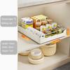Pullout Slider Bowl Dish Storage Shelf Punch-free Spice Rack Kitchen Storage Rack  Kitchen