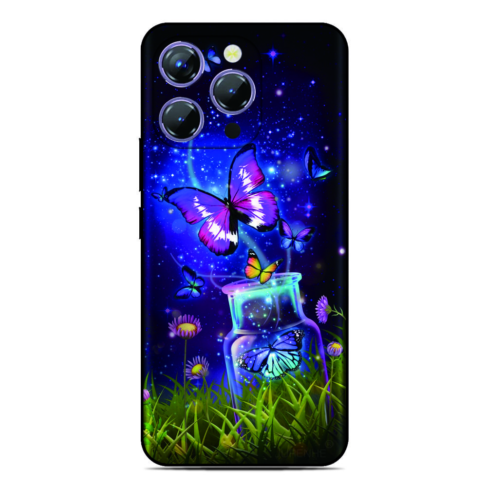 Butterfly Photo Phone Case For TCL NxtPaper 70 Pro K70 Power 4G 605 50 XE 40 XL 20 30 60 SE 60R 5G 40R 505 501 408 406 403 Cover