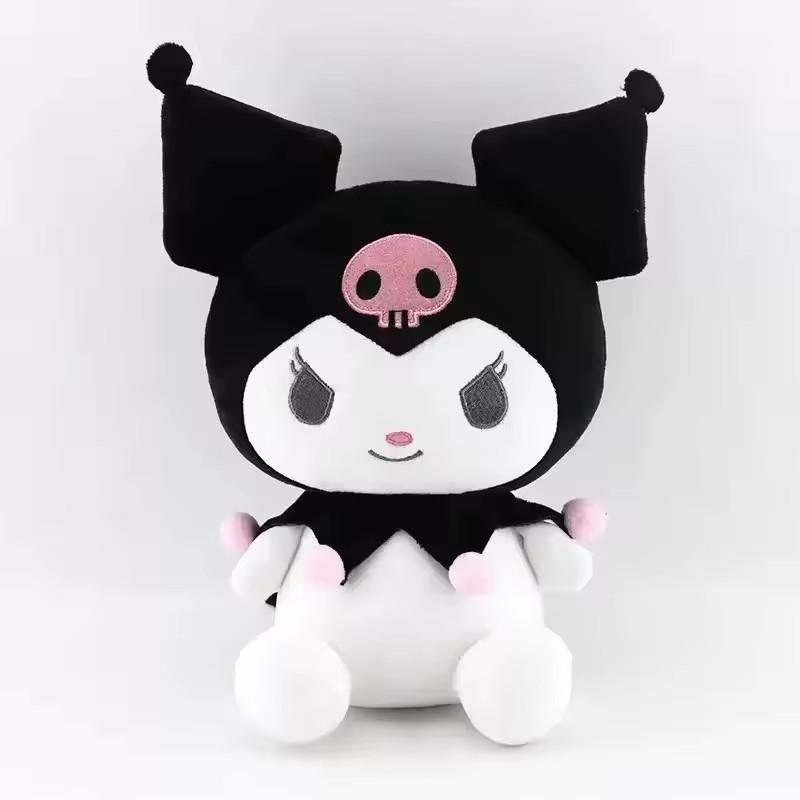 25cm Sanrio Kuromi Mymelody Cinnamorol Kawaii Anime Plush Toys Soft Stuffed Doll Plushie Pillow Xmas Gift Decor