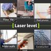 Профессиональный лазерный уровень с зелеными линиями для помещений/улицы 8/12/16 линий Высокоточный автоматический самовыравнивающийся измерительный инструмент