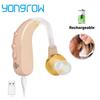XB-301 Rechargeable Hearing Aids Adjustable Behind Ear Sound Amplifier with Multiple Noise Reduction for  the Elderly Adult Deafness