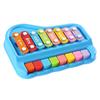 2 в 1 Детские музыкальные инструменты Игрушки Монтессори 8-нотный Ксилофон Пианино Приходская музыка Игра Образовательные игры Дорожные игрушки для малыша