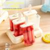DIY Homemade Ice Box Creative Design Popsicle Mold Cube Tray Ice Cream Popsicle Mold  Kitchen Use