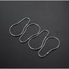 Beadless Limpet Shower Curtain Hooks 10/20 Pcs 304 Stainless Steel Rust Resistant for Home Rental Bathroom Use