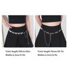 Fashionable Metal Waist Chain Versatile Butterfly Star Waist Chain Clothes Waist Decoration Belt Apparel Accessory for Women