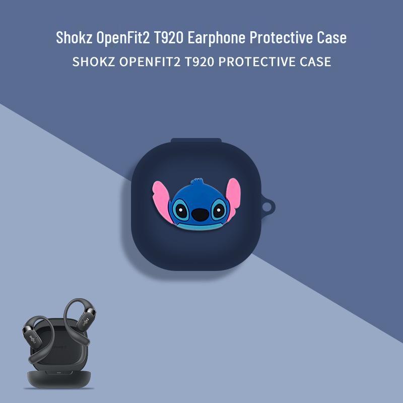 Shokz T920 Protective Case with Comfort Ring for OpenFit2 and Air Open-Ear Earbuds