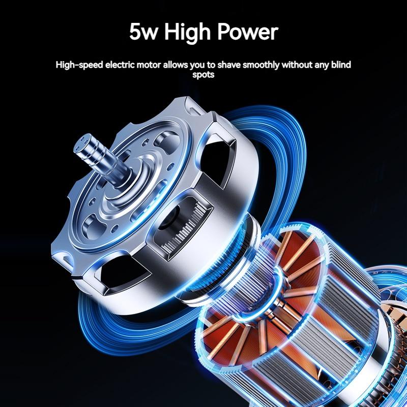 Электробритва MOTAWISH с возвратно-поступательным движением, трехскоростная регулируемая бритва, аккумуляторная бритва типа C