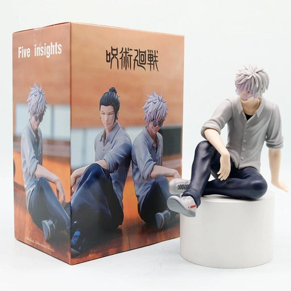 In Stock Jujutsu Kaisen 10cm Gojo Satoru Geto Suguru Action Figure PVC Kawaii Toys Dolls Anime Birthday Gift