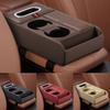 PU leather Armrest Heightening Pad Multifunctional Center Console Organizer  Auto Accessory