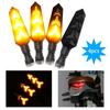 2023 2Pcs Motorcycle LED Turn Signal Lamp Sequential Yellow Shock Resistant Low Energy Consumption Flowing LED Indicator Lights