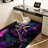 "Enchanted Purple Owl & Black Cat Witch Decor"Office Mat Home Decor Office Desk Chair Carpet for office ph52