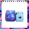 HIYQIN Чехол для Instax Mini, Милая сумка для камеры с плечевым ремнем, ПУ кожа (Звездный шаблон) для Instax Mini 12/11/9/8+/8