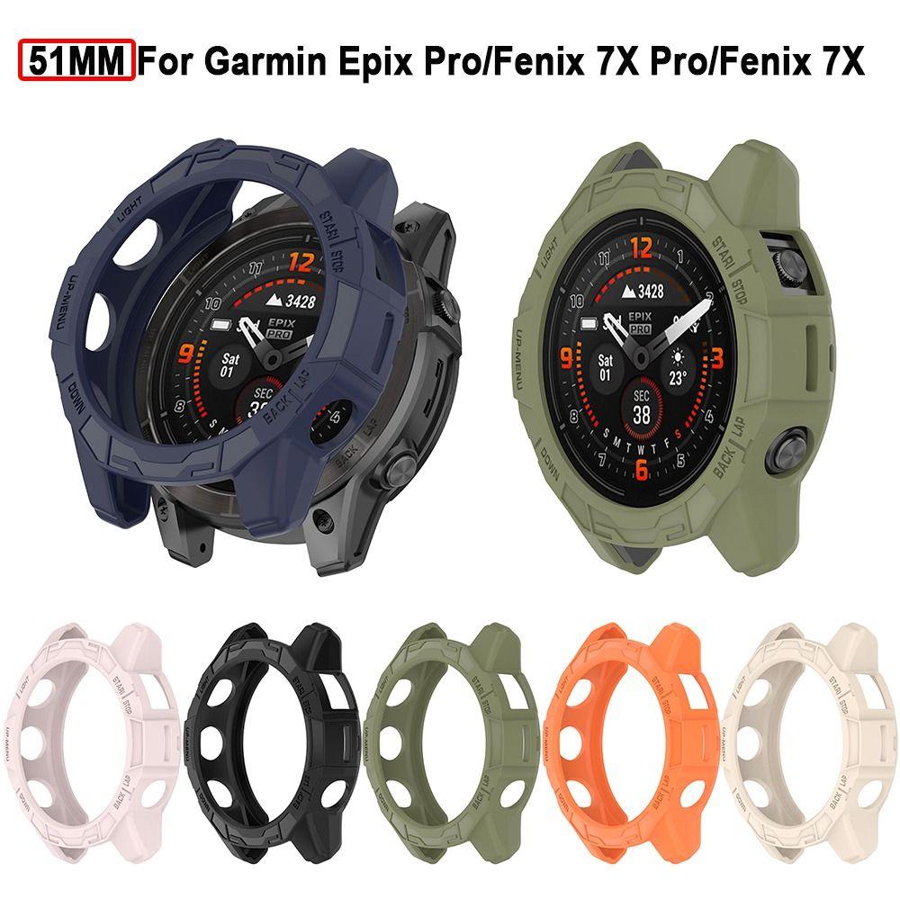 Защитный чехол 51MM для смарт-часов Garmin Epix Pro 51MM/Fenix 7X Pro/Fenix 7X