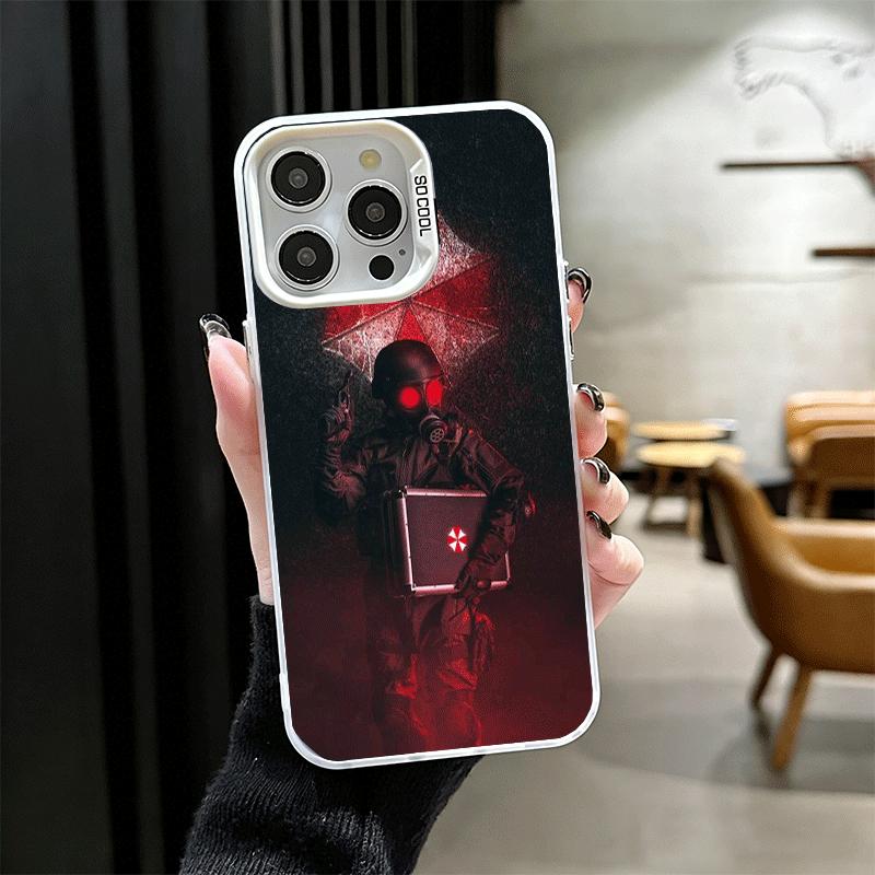 Мягкий чехол для телефона R-Resident-Evil для iPhone 15 16 17 Pro Max 17Air 16E 14 Plus 13 12 Mini Ударопрочный чехол Задняя крышка