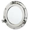 15'' Brass & Glass Porthole Mirror Nautical Wall Porthole