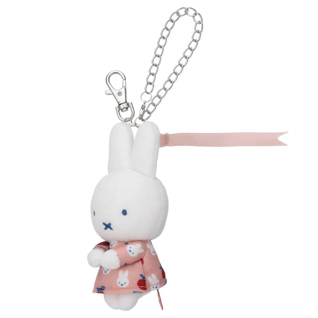 Bruna MIFFY FRUITS Bag Charm Miffy Plush Approximately 13cm Tall Chokkori-san (Apple) Toy,