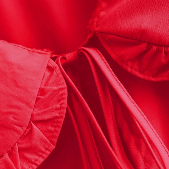 Yousheng женская рубашка с кукольным воротником, пышная рубашка на шнуровке с длинными рукавами, топы, однотонная рубашка свободного покроя с рюшами на подол, уличная одежда