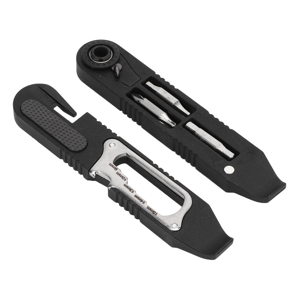 Bike Tire Prying Tool Kit Black Hex Spoke Tyre Lever Ratchet Tool for Bicycle Accessories