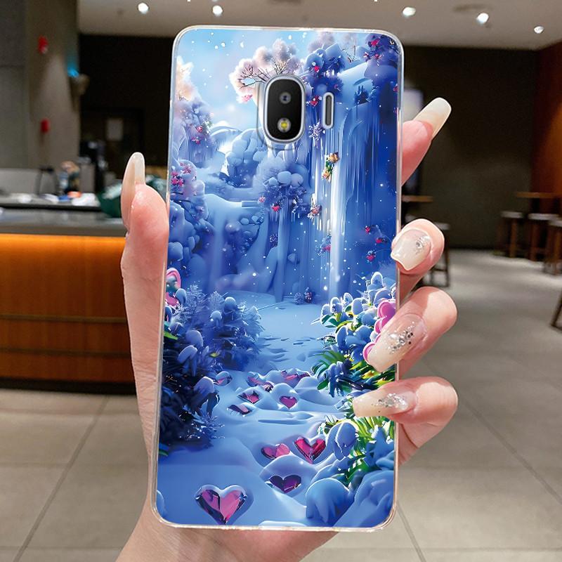 Чехол для Samsung J2 Pro 2018 SM-J250N Мягкий Силиконовый Эстетичный Милый Котик Чехол для Samsung Galaxy J2 Pro J2Pro Чехлы для Телефона Бампер