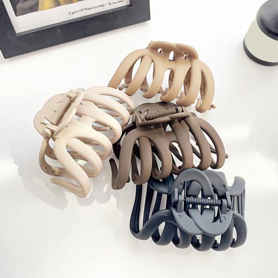 Большая заколка для волос в форме осьминога с противоскользящими зубцами, женская, с прочным захватом, нескользящая задняя головка для душа, аксессуары для волос