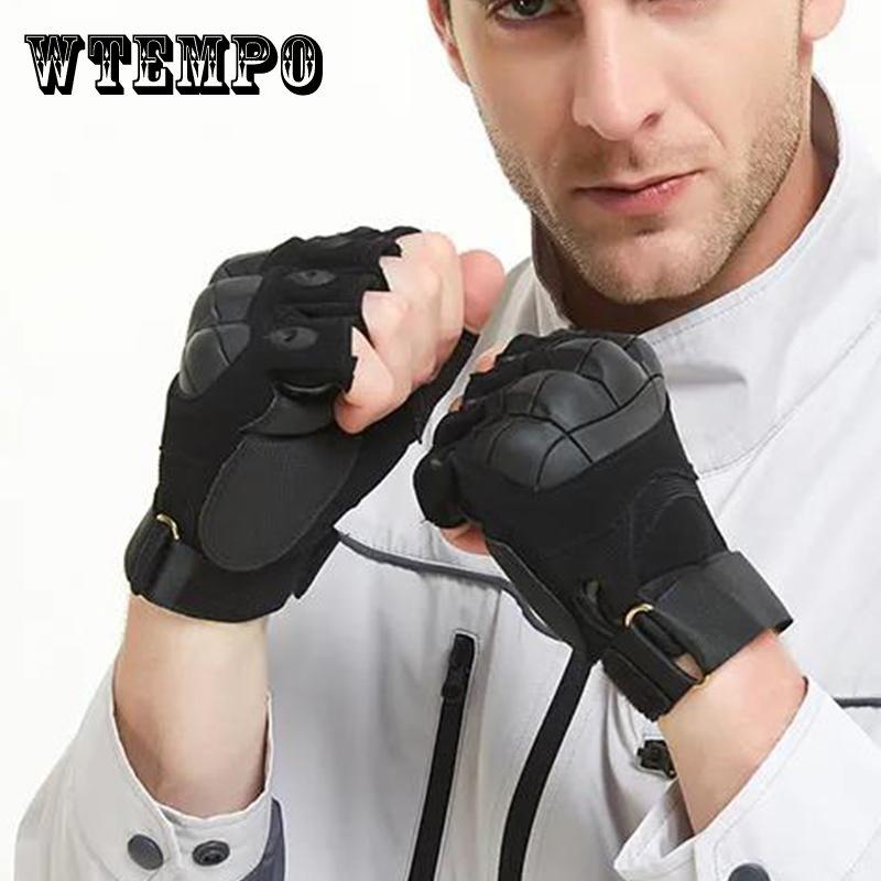 Sports Half Finger Gloves Male Special Forces Fighting Boxing Training Outdoor Mountaineering Cycling Fitness Military Training Tactical Gloves