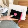 Women's Daily Kitsch Heart 3-Fold Wallet in Contrast Colors