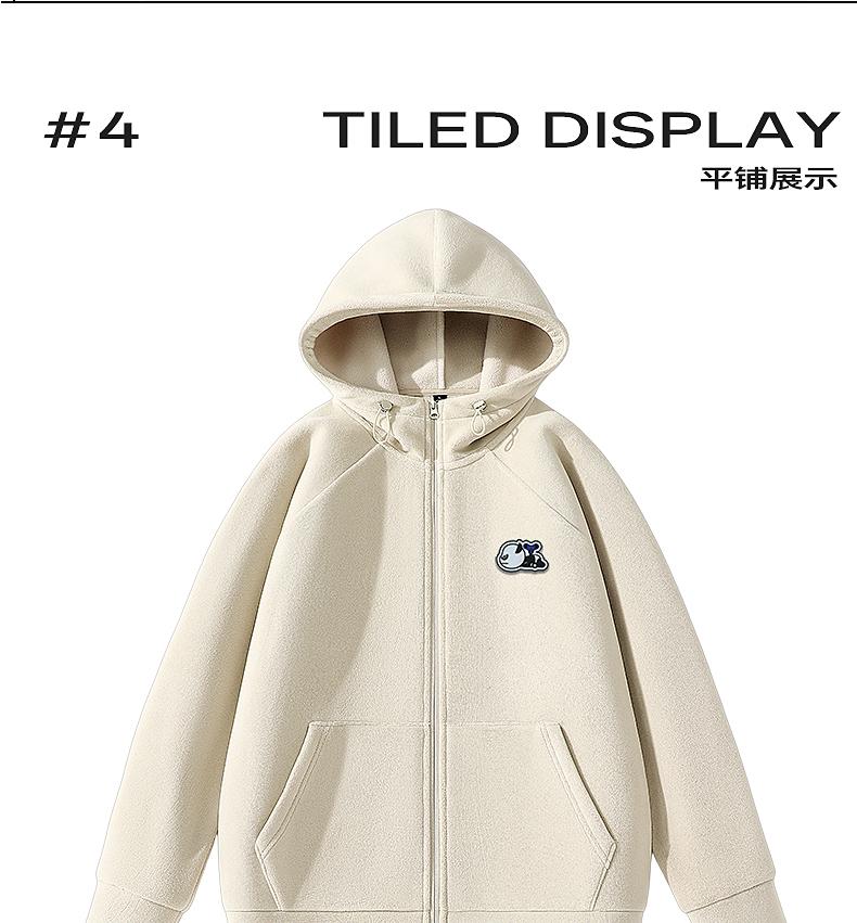 Hello Hipanda, Panda 430g fleece warm double-sided fleece jacket for couples