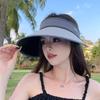 Полиэстеровая шляпа от солнца с широкими полями для летней защиты от солнца на открытом воздухе и воздухопроницаемости
