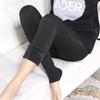 Women Winter Leggings Warm Leggings High Waist Solid Color Velvet Women Thickened Velvet Leggings Stretchy Black Leggings
