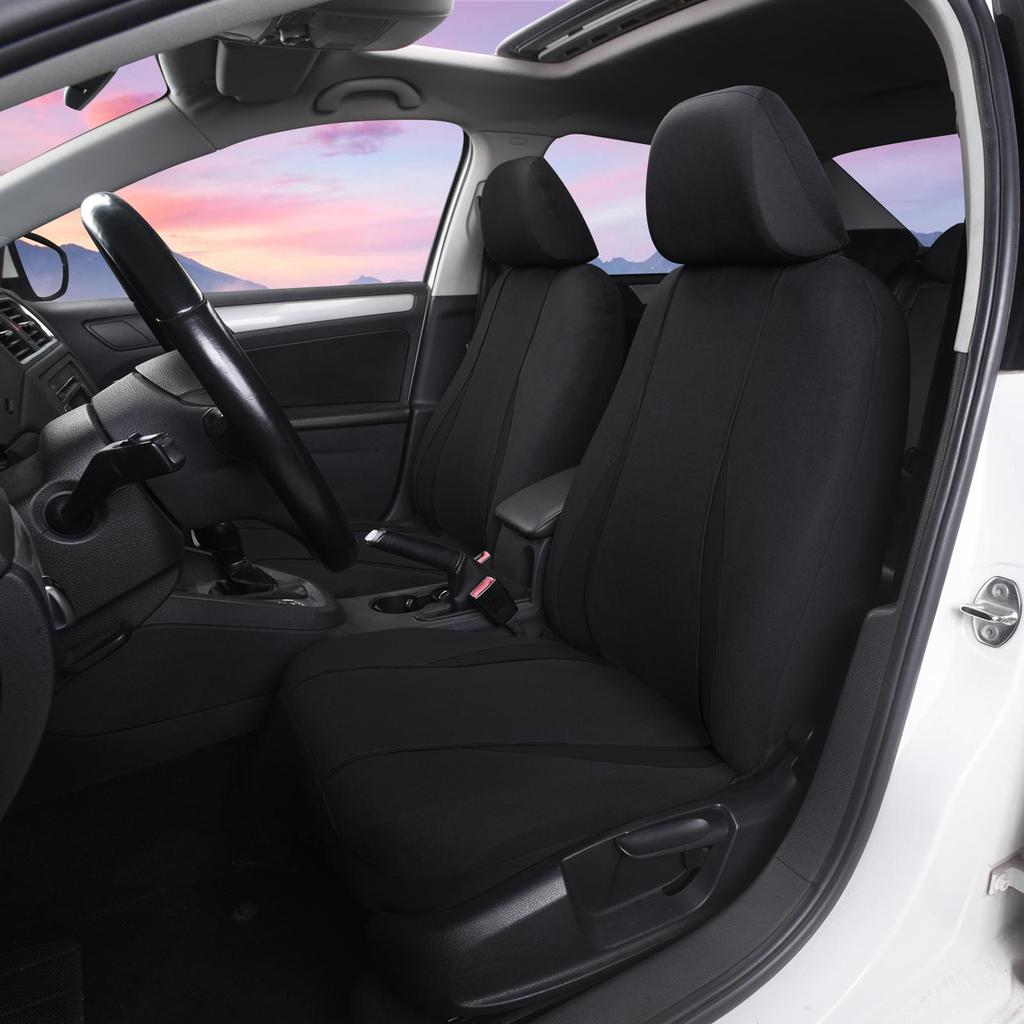 2 шт. классические чехлы на автомобильные сиденья, чехлы на передние автомобильные сиденья, универсальные, подходят для большинства автомобилей/внедорожников