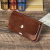 FAMILY натуральная кожа мужская сумка-кошелек для 6,9 дюймового мобильного телефона мужская маленькая поясная сумка поясная сумка для сотового телефона