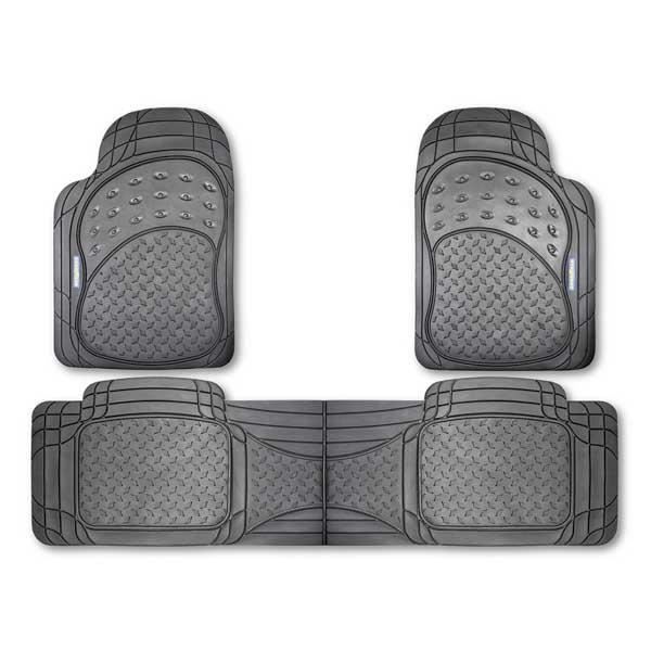 Tapis De Caoutchouc - GOOD YEAR - 3 Pièces - Antidérapant - 100% PVC - Universel